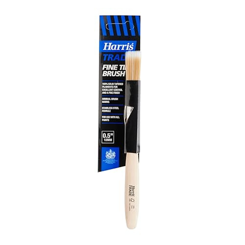 Harris Trade Fine Tip Emulsion & Gloss Paint Brush 0.5" 1