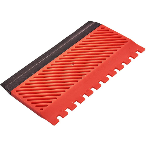 Wall Tile Adhesive Hand Tool Applicator + Flexible Rubber Grout Spreader Blade