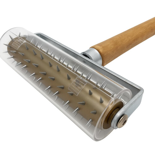 Spiked Roller - 150 x 500 mm Wallpapering Tool - Roller Nailer for Wallpaper 1