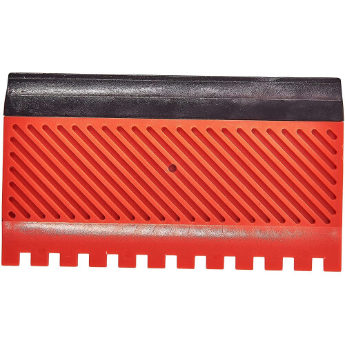Wall Tile Adhesive Hand Tool Applicator + Flexible Rubber Grout Spreader Blade 1