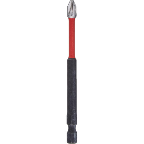 Milwaukee Shockwave Impact Duty Pozi Screwdriver Bit - PZ2 x 90mm (1 Pack)
