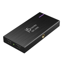 4K Game Video Capture Card with PD 60W Pass-Through Charging, work with Quest 3, Stream And Record Video on PS5, PS4, Xbox, Switch (JVA14)