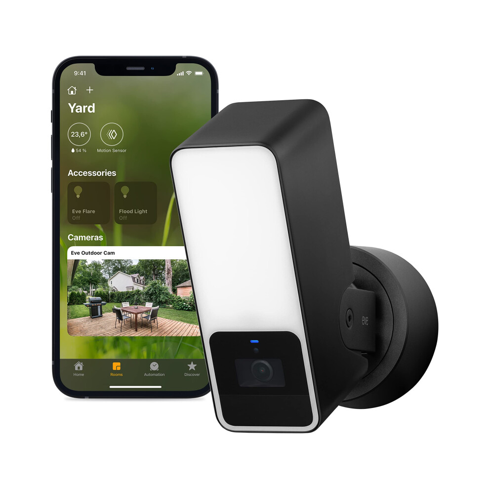Outdoor Cam Â Secure Floodlight Camera, Maximum Security And Privacy, 1080P, Night Vision, Wi-Fi (2.4 Ghz), Motion Sensor, Two-Way Communication, 4260195392199