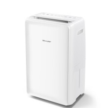 UD-P16U-W Portable Dehumidifier 16L in White – Compact & Easy to Use, with a Sleek Design & Digital White LED Control Panel, Helps Reduce Allergies