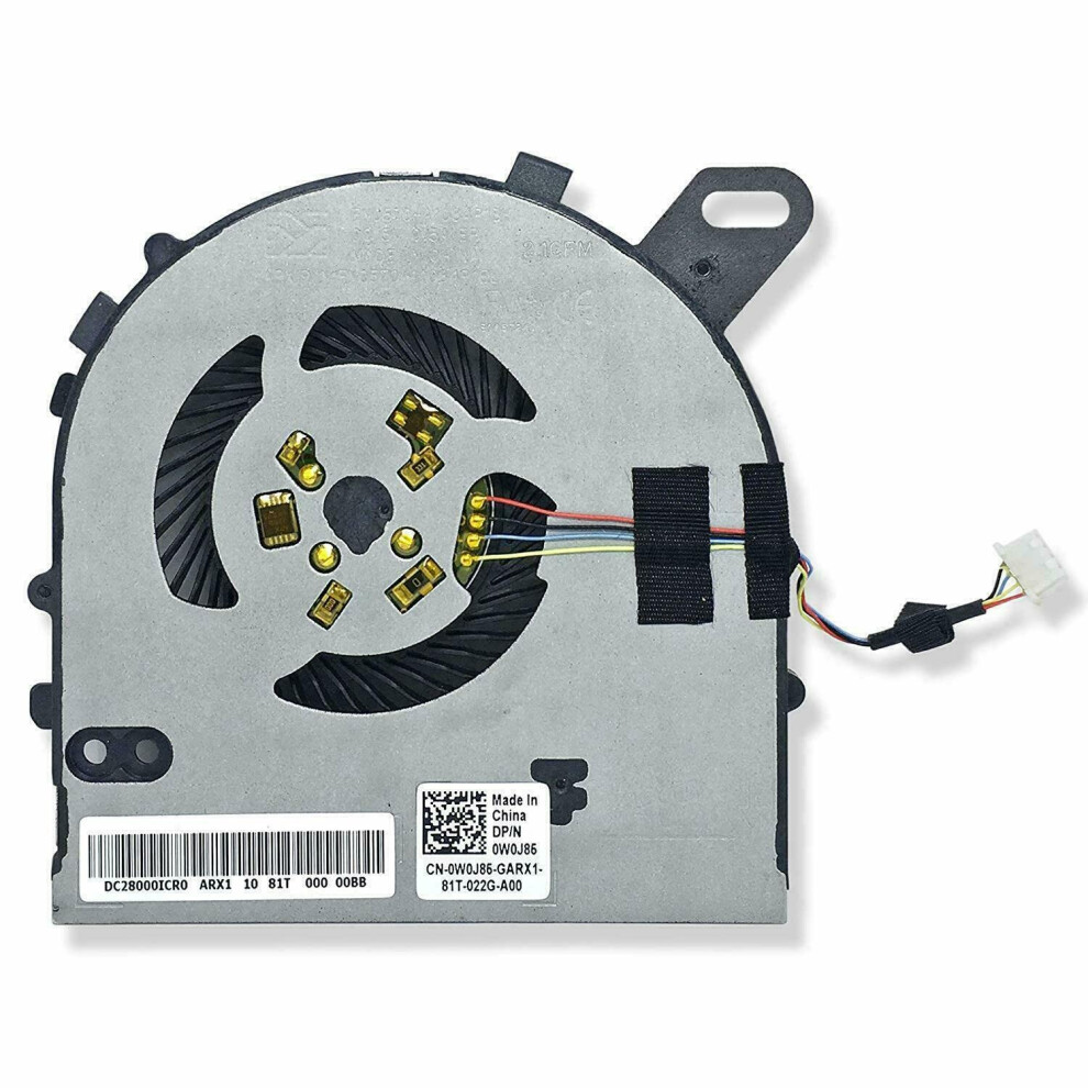 New Cpu Cooling Fan Replacement For Dell Inspiron 15 7560 7572 Vostro 5468 5568 Dc28000icr0 0W0j85 W0j85 708258699068