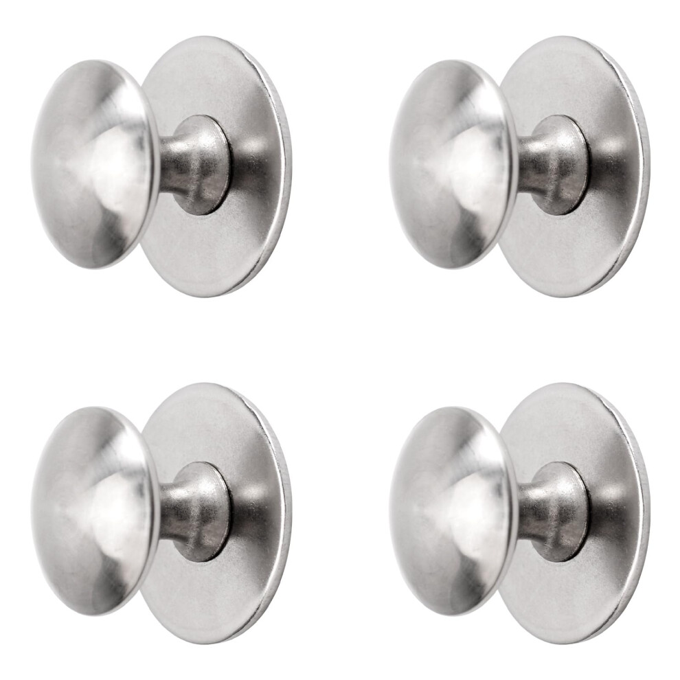 Stainless Steel Drawer Knobs,4Pcs Self-Stick Instant Cabinet Handle Pulls Adhesive Sliding Door Stick On Handle With Mounting Screws For Glass Cabinet 706825435781