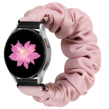 20mm Elastic Scrunchie Watch Straps for Garmin Forerunner 55/245/Garmin Vivoactive 6/5/3/Venu 2 Plus/Amazfit Active 2/Polar Ignite 3/lgnite 2 Women