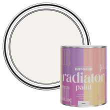 White Heat Resistant Radiator Paint in Matt Finish - Chalk White, 0.75 Liters (SHDRCT1214)