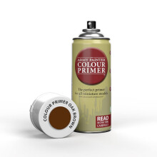 Colour Primer Oak Brown, 400 mL Acrylic Spray Primer, Spray Paint for Miniature Priming Basecoat, Tabletop Roleplaying, Boardgames, and Wargames