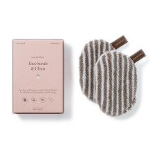 Face Cleansing & Exfoliating Pads – Set of 2 - Dual Sided Pads for Light & Gentle Exfoliation and Facial Cleansing - Washable, Reusable,