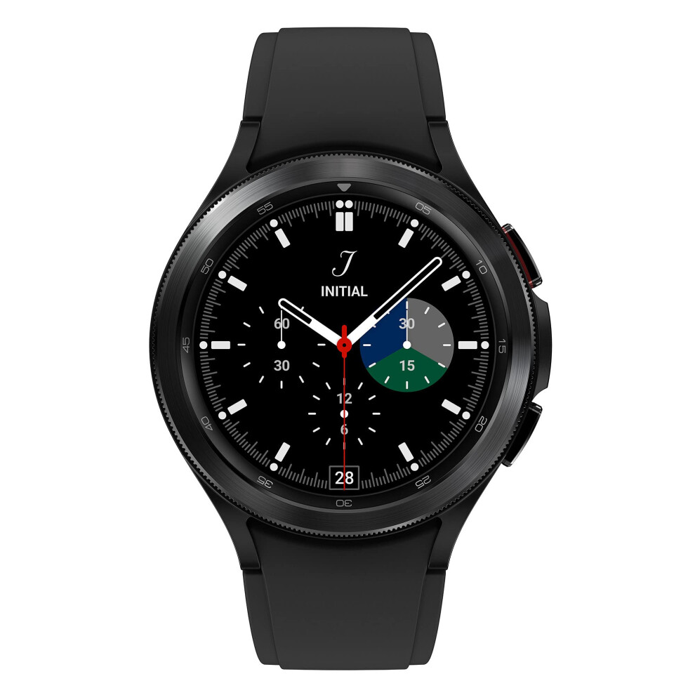 Galaxy Watch4 Classic 46Mm Bluetooth Smart Watch, Rotating Bezel, 3 Year Manufacturer Warranty, Fitness Tracker, (Uk Version) Black 8806094756227