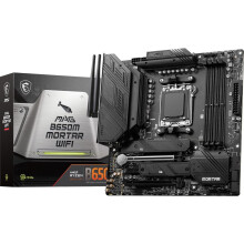 MAG B650M Mortar WiFi Gaming Motherboard (AMD AM5, mATX, DDR5, PCIe 4.0, M.2, SATA 6Gb/s, USB 3.2 Gen 2, HDMI/DP, Wi-Fi 6E, AMD Ryzen 7000 Series