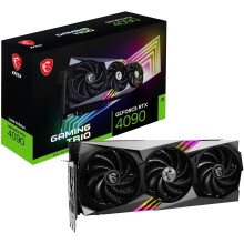 Gaming GeForce RTX 4090 24GB GDRR6X 384-Bit HDMI/DP Nvlink Tri-Frozr 3 Ada Lovelace Architecture Graphics Card (RTX 4090 Gaming Trio 24G)