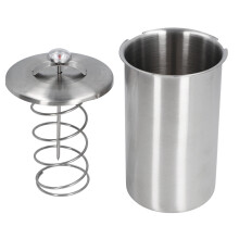 Fleischpresse aus 304er Edelstahl, 10  18  11,5 cm, 665 g, Silber