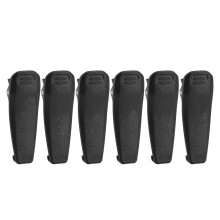 6 Stück Gürtelclip-Halterung für IC-V8E, V80, BP-263 Schwarz