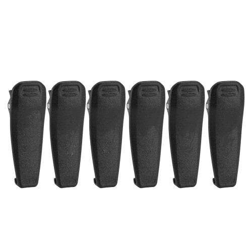 6 pezzi di supporto per clip da cintura in ABS nero per IC-V8E, V80