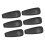 6 pezzi di supporto per clip da cintura in ABS nero per IC-V8E, V80 13