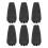6 pezzi di supporto per clip da cintura in ABS nero per IC-V8E, V80 16