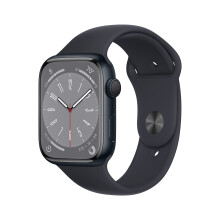Watch Series 8 (GPS, 45MM) - Midnight Aluminium Case with Midnight Sport Band (Renewed)