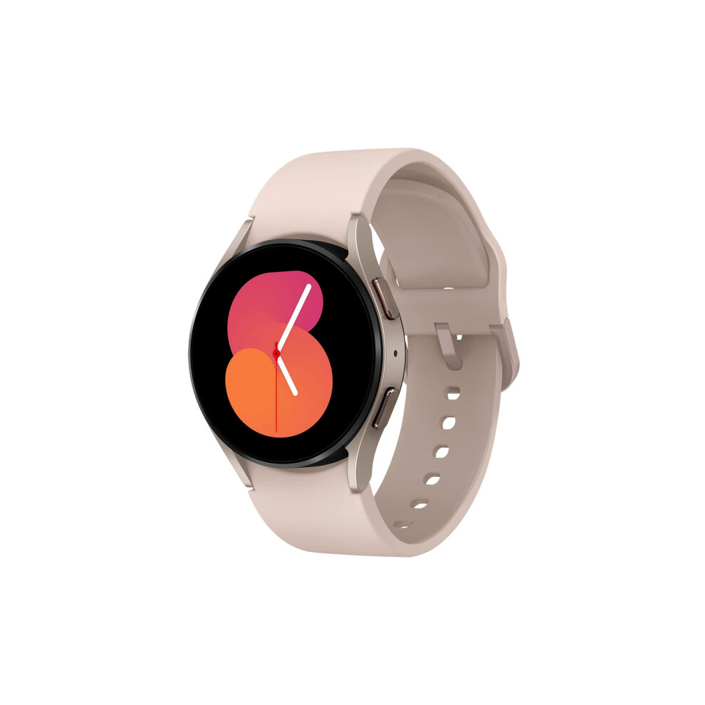 Samsung Galaxy Watch5 Smart Watch, Health Monitoring, Fitness Tracker, Long Lasting Battery, Lte, 40Mm, Uk Version (Renewed) Pink/Gold