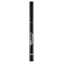 Cosmetics Fast Stroke Felt Tip Eyeliner with Fine Tip, Long Lasting 24h, Quick Drying Formula, 4ml, Black