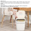 12L Waterproof Touchless Motion Sensor Trash Can, White, 23x20x28cm 7