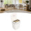 12L Waterproof Touchless Motion Sensor Trash Can, White, 23x20x28cm 14