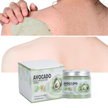 Gommage corporel à l'avocat 100 g x 2, exfoliant nourrissant, soin de la peau