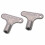 Draper 24866 Zinc Radiator Keys, Blue, Pack of 2 2
