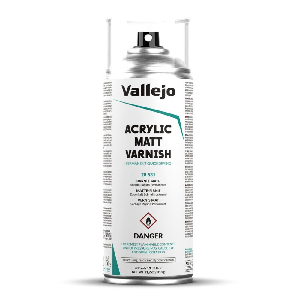 400Ml Matt Acrylic Varnish Spray # 28531 8429551285315