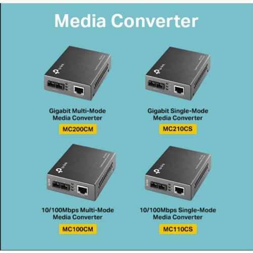 TP-LINK MC100CM - TP-Link Media conv. MM SC 100BASE-FX 1