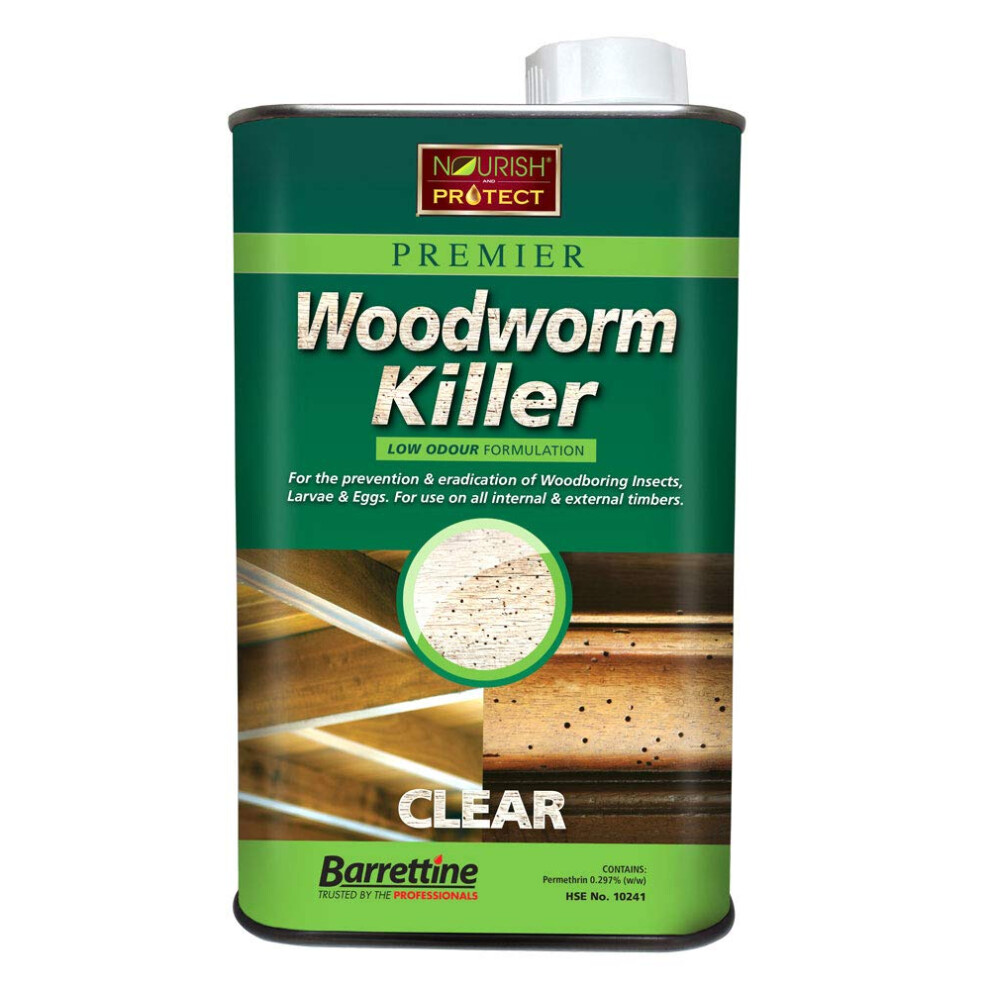 1 L Solvent Preserver Woodworm Killer 5015861130105
