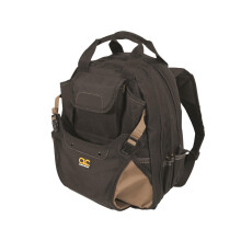CLC Custom Leathertcraft 1134 Carpenter's Tool Backpack, 44 Pockets, Padded Back Support