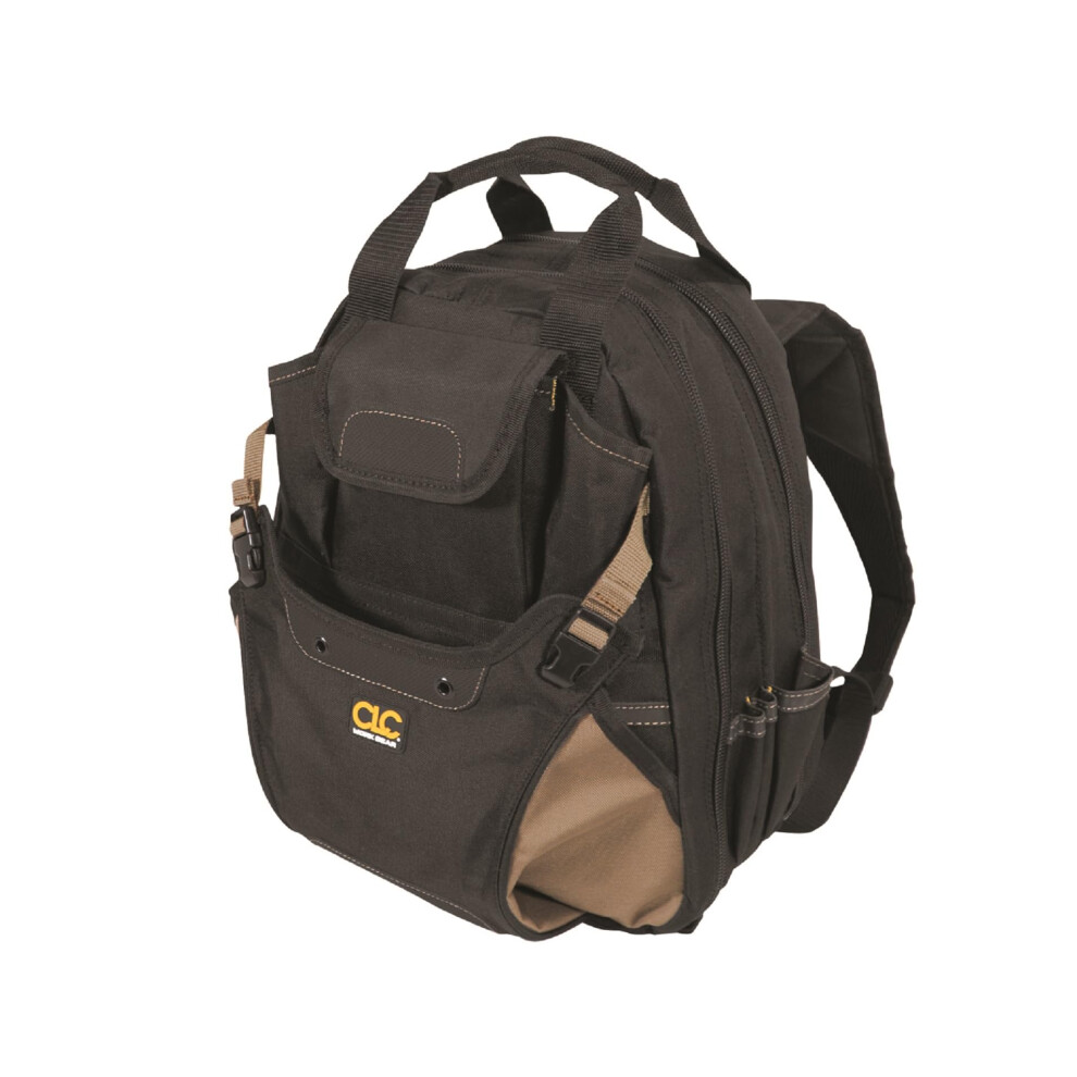 Clc Custom Leathertcraft 1134 Carpenter's Tool Backpack, 44 Pockets, Padded Back Support 012302036571