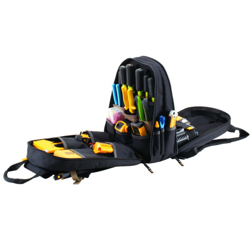 CLC Custom Leathertcraft 1134 Carpenter's Tool Backpack, 44 Pockets, Padded Back Support 2