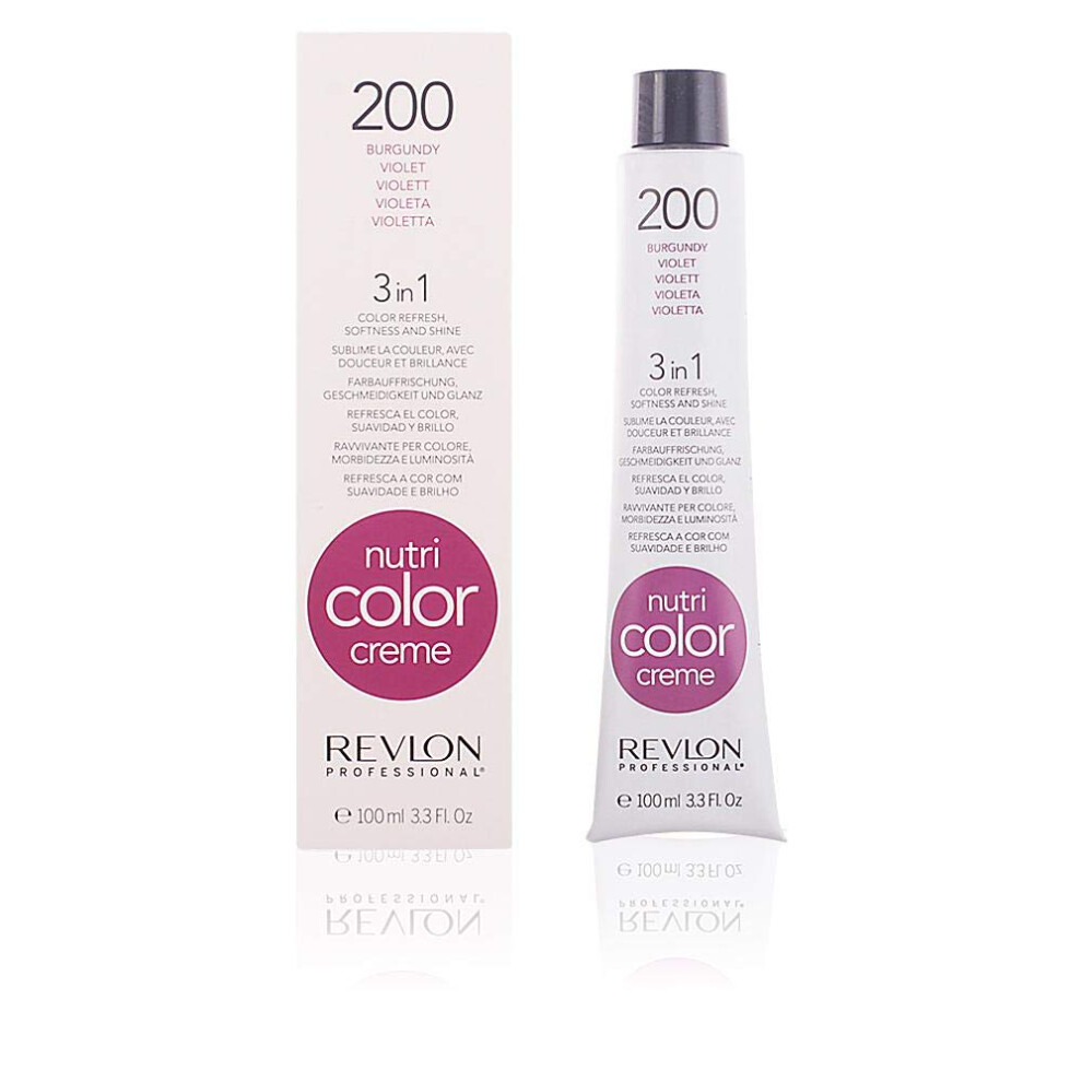 Revlon Nutri Color Creme Tube By Professional 200 Burgundy 100Ml Red