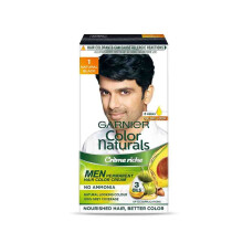 Color Naturals - Men Permanent Hair Colour Cream Natural Black 1