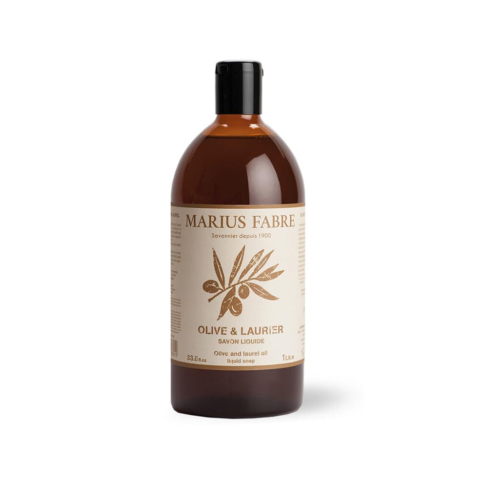 Marius Fabre Liquid Aleppo Soap 1Litre (Refill Bottle)