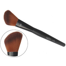 LyDia professional black angled long mineral face loose powder blusher cosmetic makeup brush F-09
