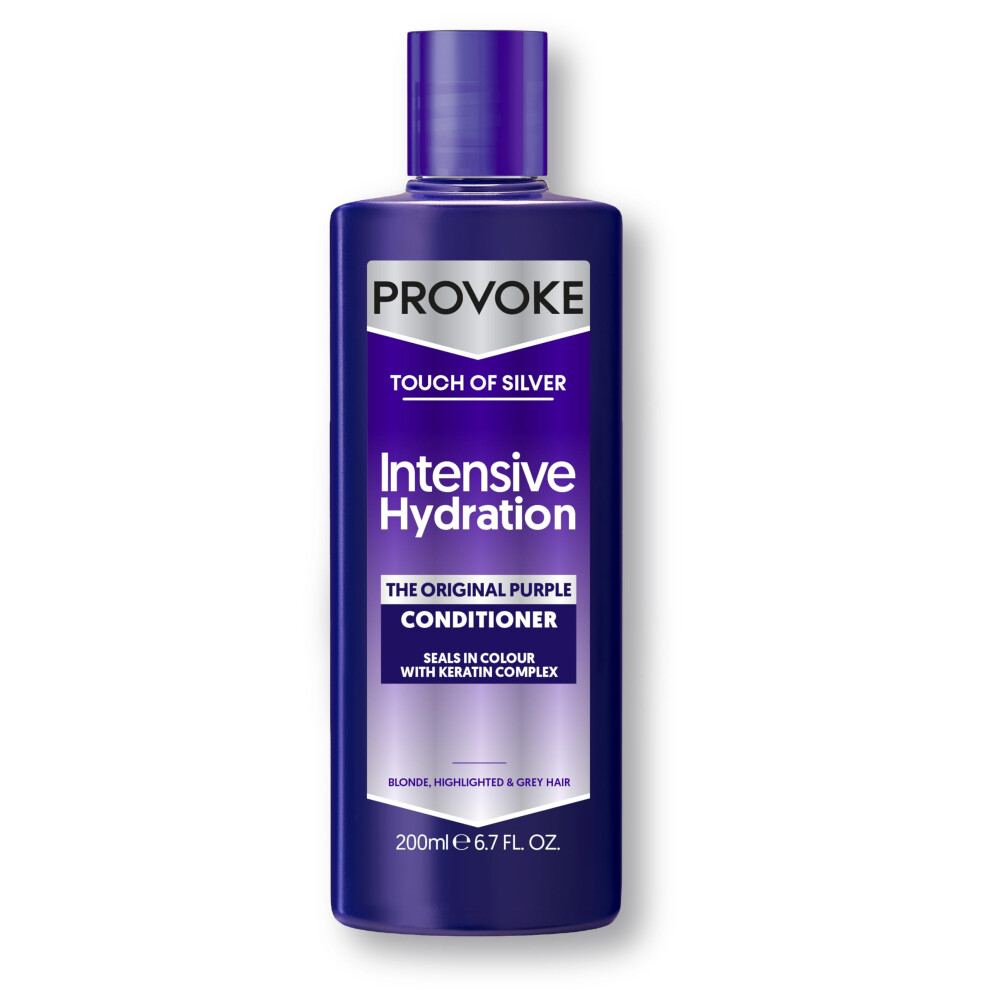 Provoke Silver/White/Grey Touch Of Intensive Conditioner - For Blonde, Platinum, Or Hair - 200 Ml