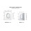 Grohe 38858SH0 Arena Cosmopolitan WC Wall Plate 3