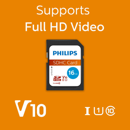 Philips SDHC 16 GB Class 10 Memory Card 2