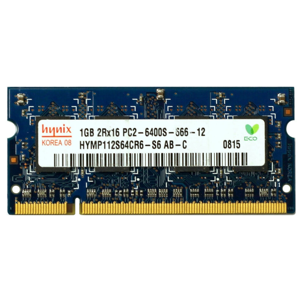 1Gb Ddr2 Pc2-6300 Pc2-6400 800Mhz Sodimm (200 Pin) Laptop Memory 5052396216140