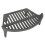 450MM / 18" BLACK CURVED BOWED CAST IRON COAL FIRE GRATE - 1833 1