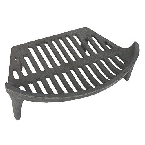 450MM / 18" BLACK CURVED BOWED CAST IRON COAL FIRE GRATE - 1833