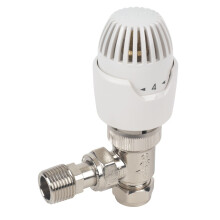 RT212 White & Chrome TRV 15mm Angled