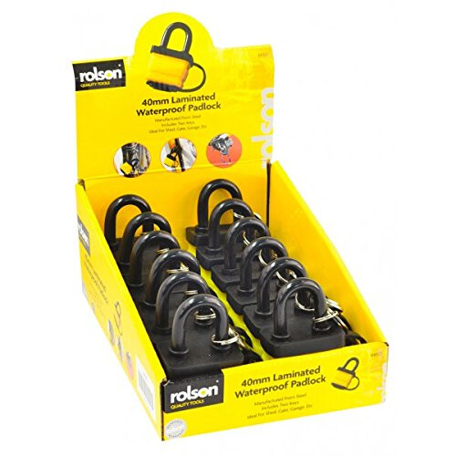 Rolson 66521 40 mm Weather Resistant Padlock 1