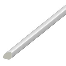 13mm uPVC Quadrant - Plastic Skirting Board - 1m Lengths - 5 Pack