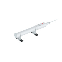 Slimline Ecoheater Tube Heater with Thermostat White 300mm 28W