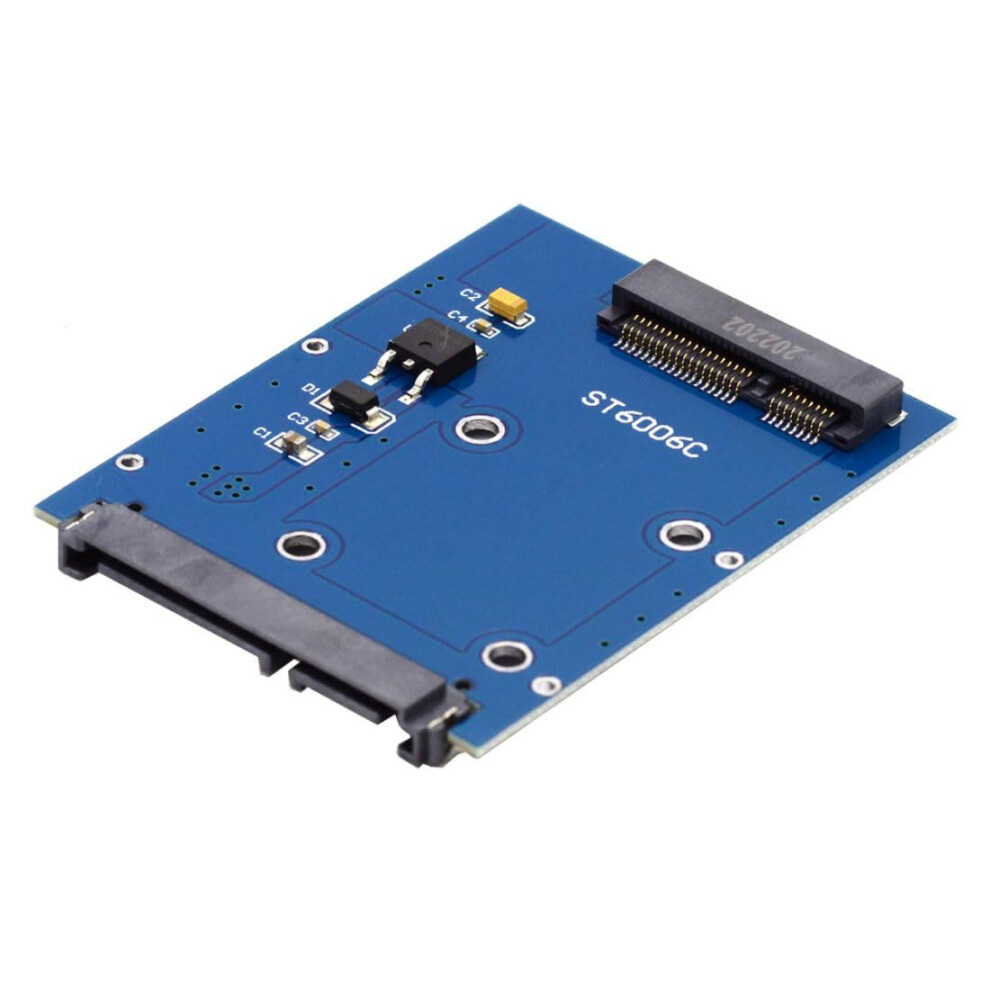 Cy Slim Type Mini Pci-E Msata Ssd To 2.5" Sata 3.0 22Pin Hdd Adapter Hard Disk Pcba 702380050261